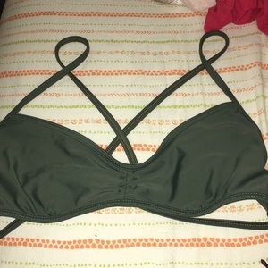Tillys green bathing suit top